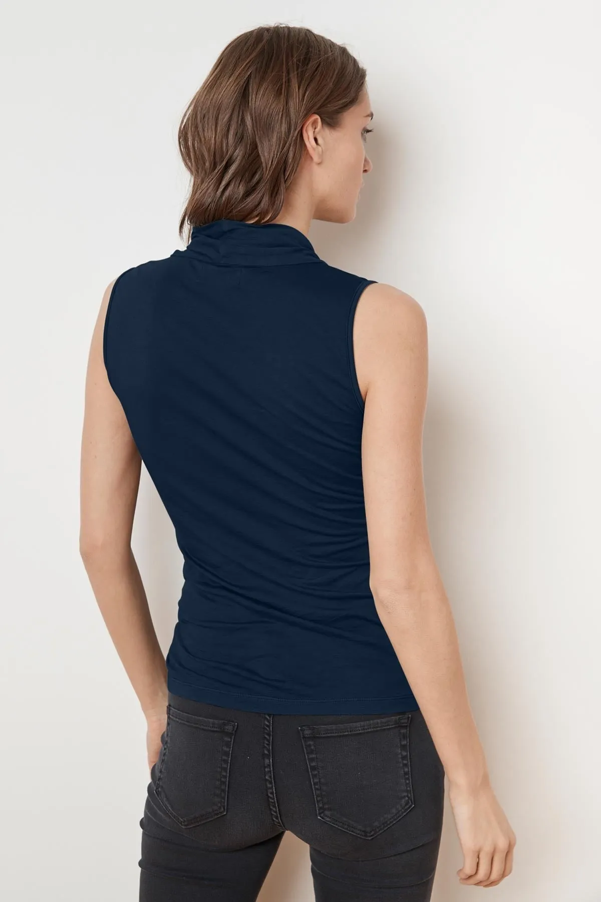 ADELISE GAUZY WHISPER FITTED WRAP TANK