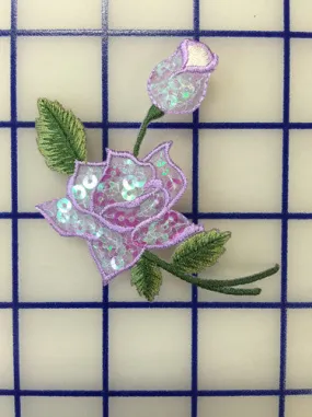 Applique - Flower Iron-On Purple