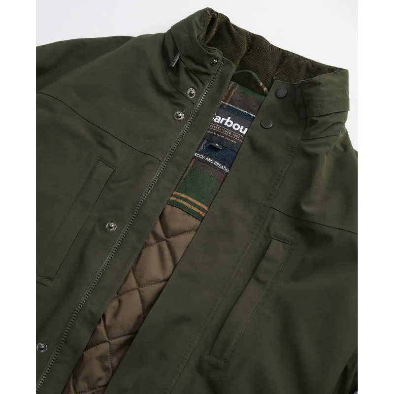 Barbour Cranston Mens Waterproof Jacket - Olive