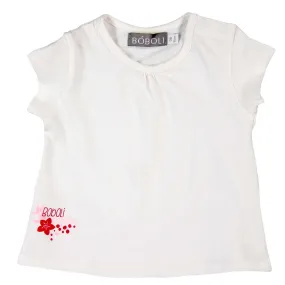 Boboli Tee - White Daisy