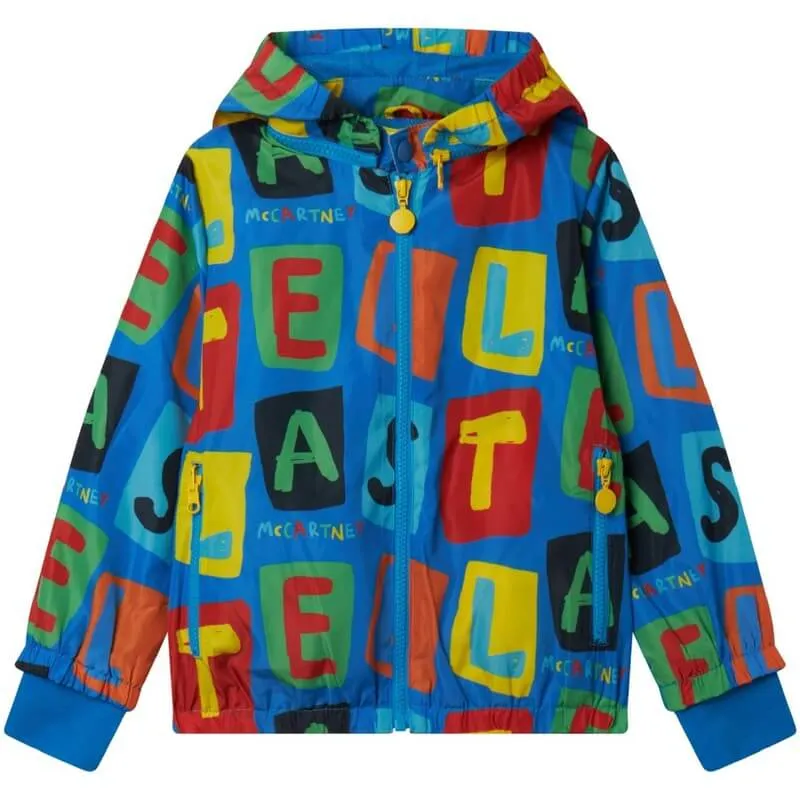 Boys Multicoloured Letter Blocks Jacket