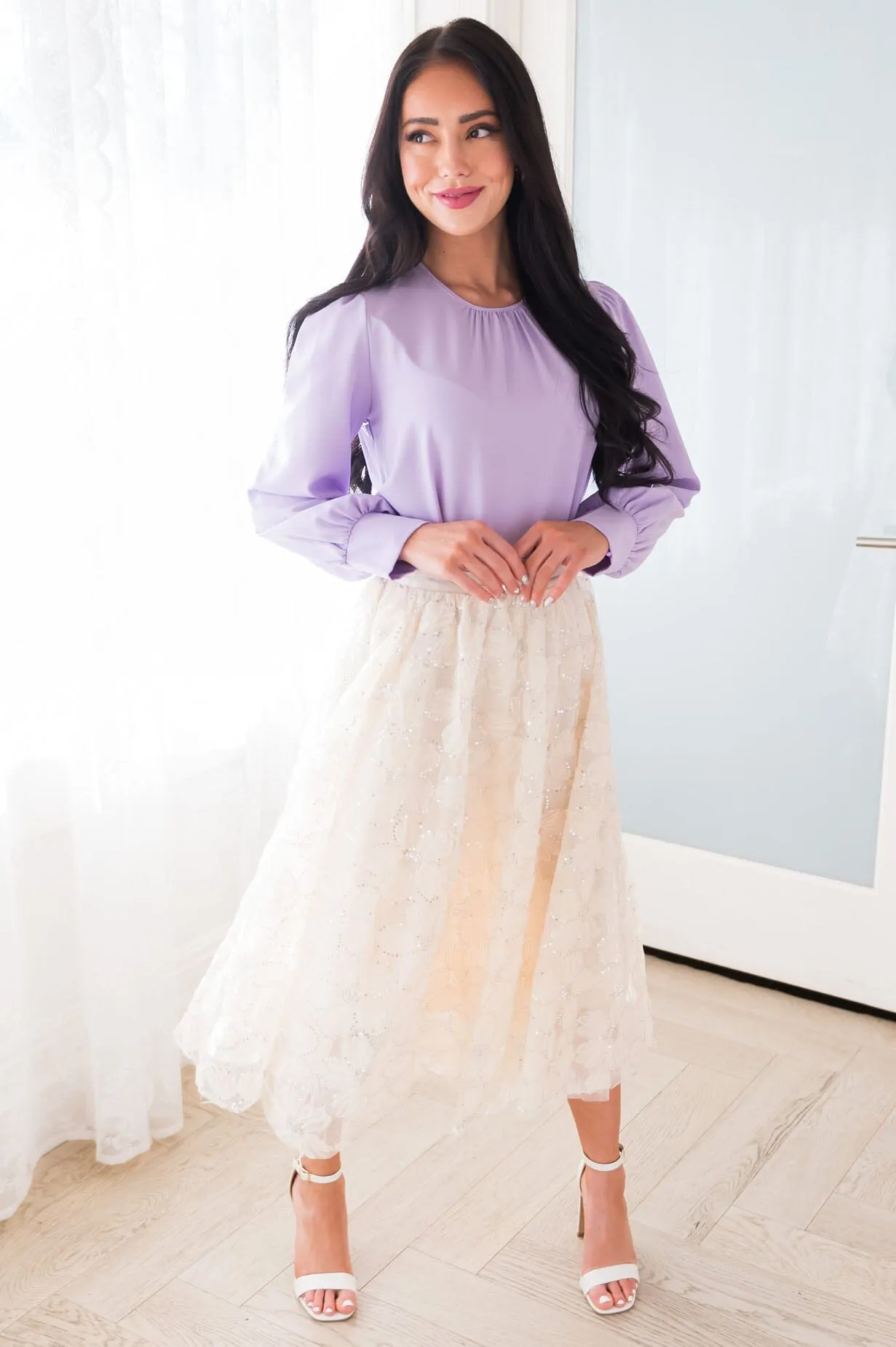 Class & Grace Modest Tulle Skirt