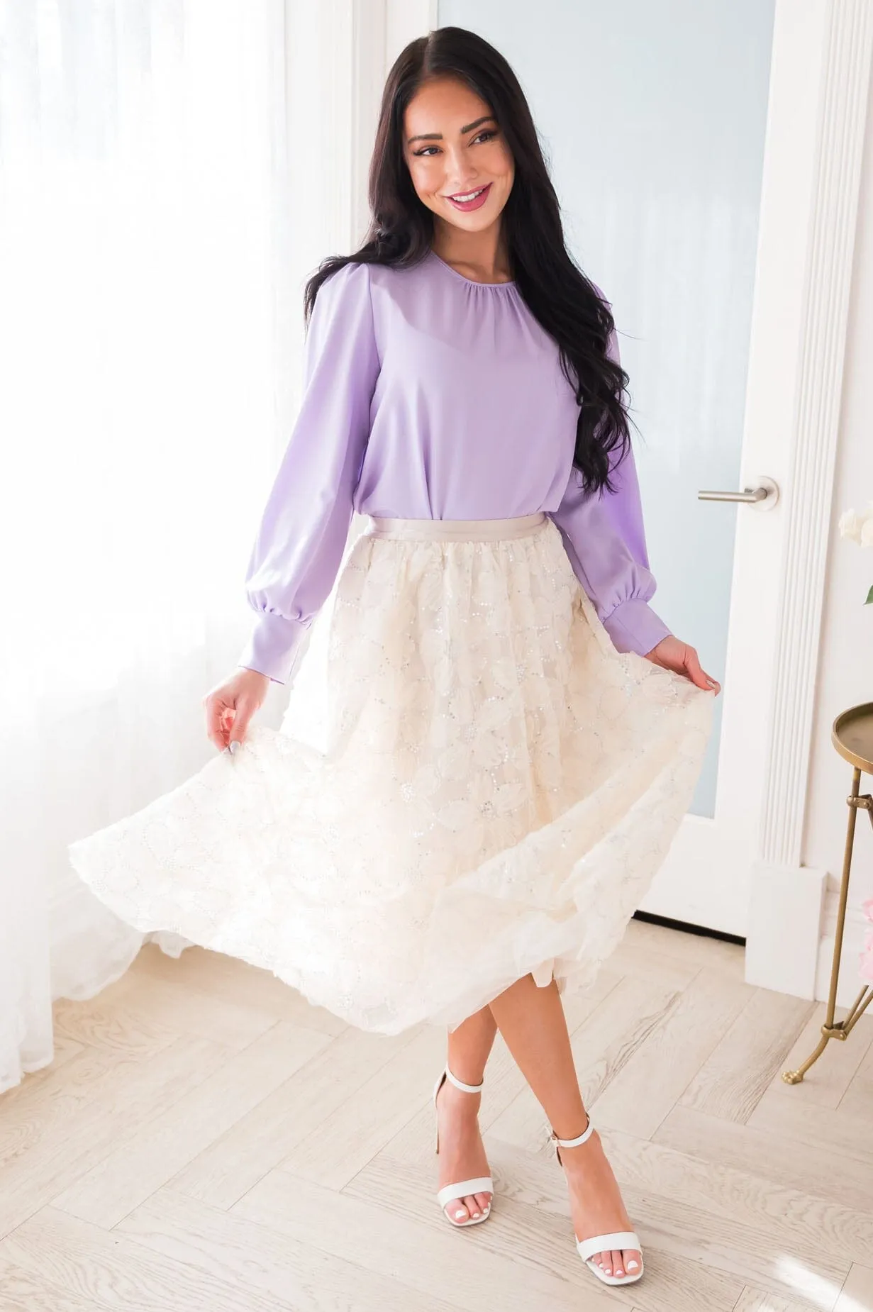 Class & Grace Modest Tulle Skirt