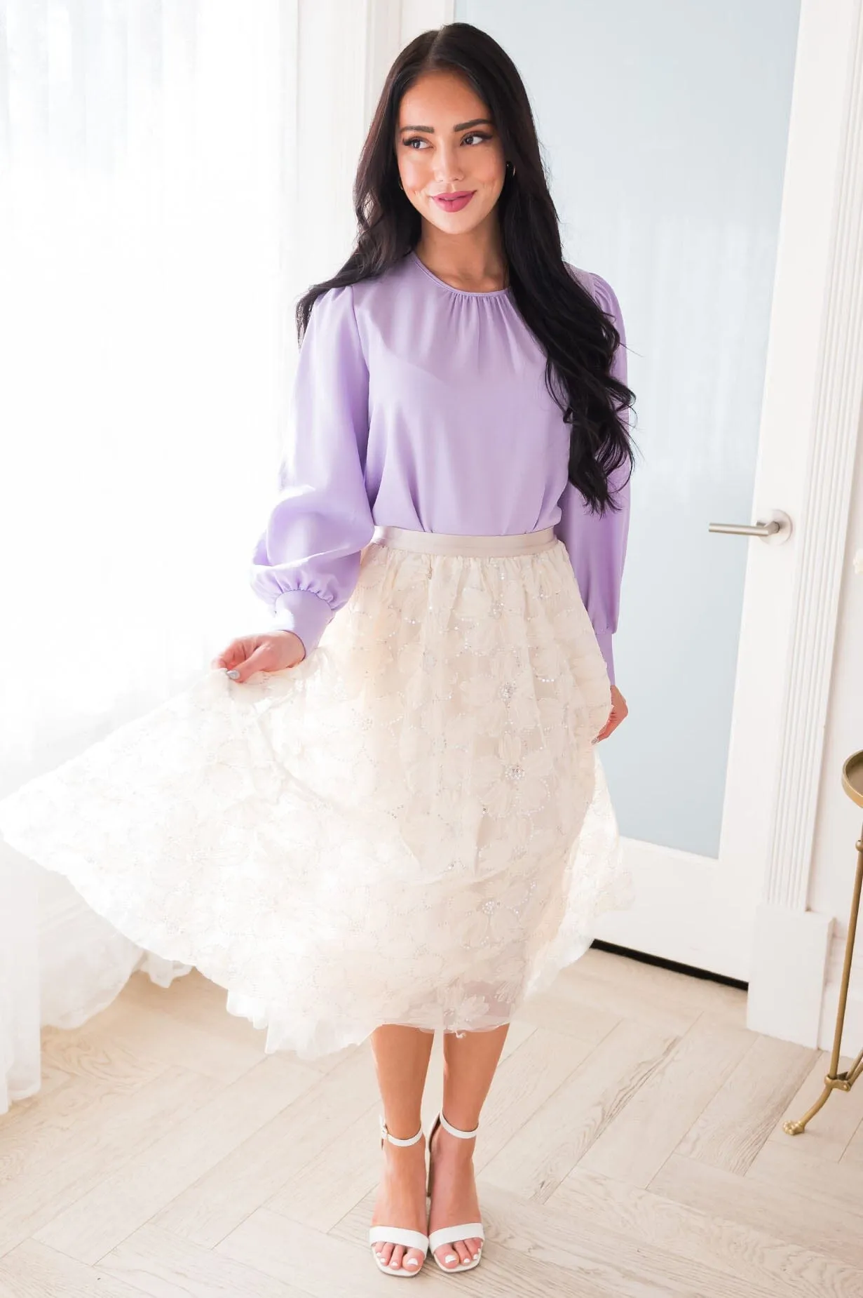 Class & Grace Modest Tulle Skirt