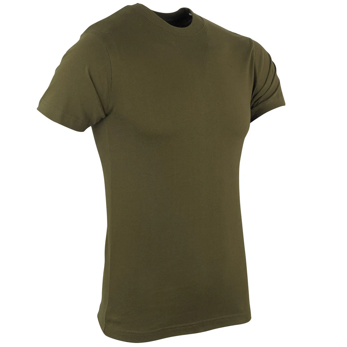 Cotton T-Shirt Olive Green