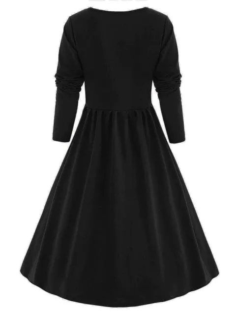 Glamorous Sleeve Button Front Dress