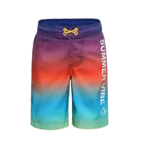 Gradient Quick Dry Mesh Lined Swim Trunks