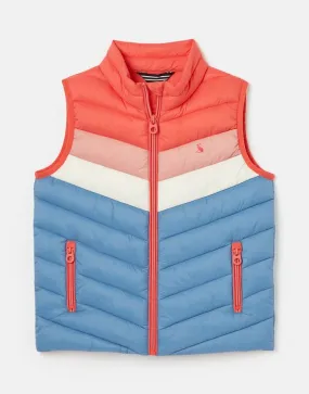 Joules Girls Croft Showerproof Padded Packable Gilet