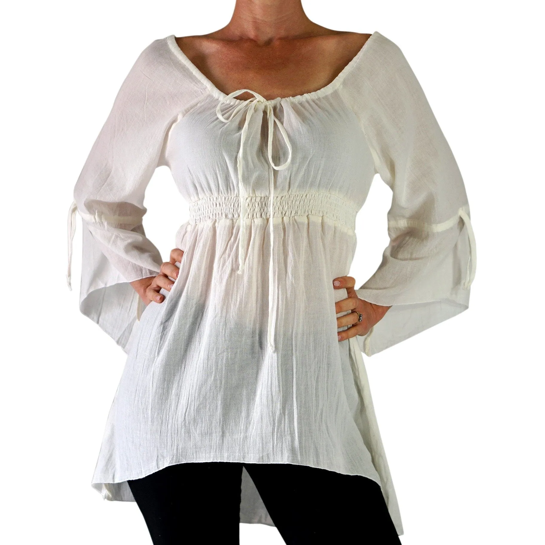 'Juliet' Pirate Chemise - Cream