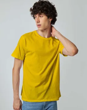 Lemon Yellow Plain T-shirt