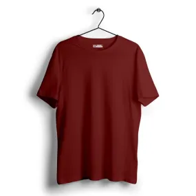 Maroon Tshirt - Plus size