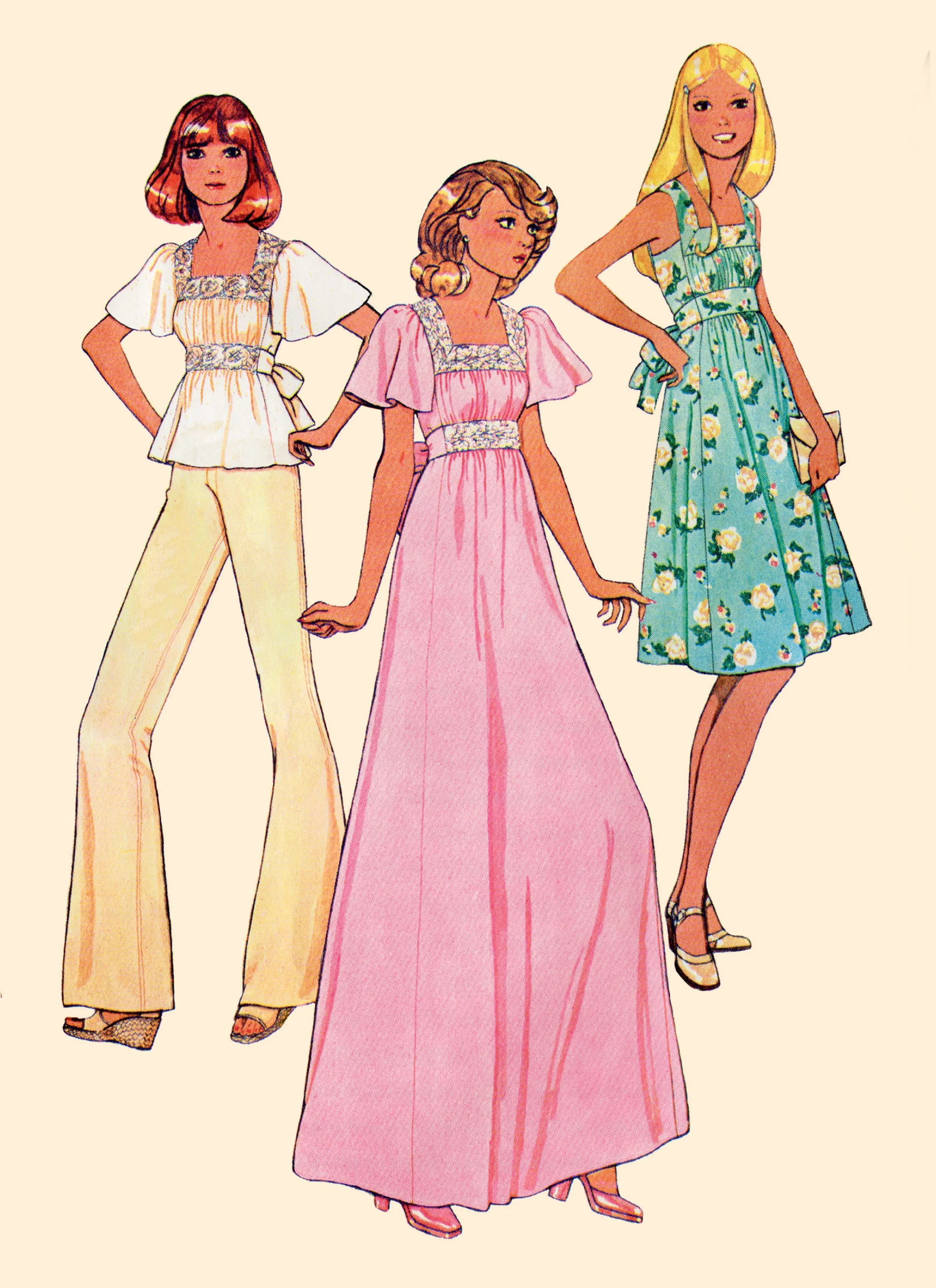 McCall's Sewing Pattern 8258 Vintage Dresses and Top