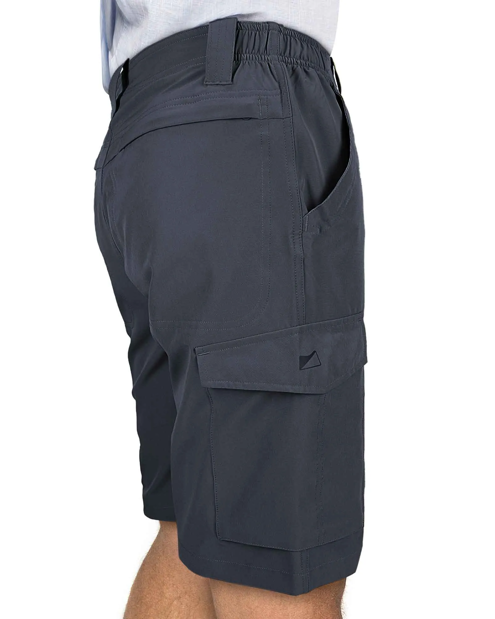 Men's Packable UPF50  10" Hiking Shorts with 7 Pockets