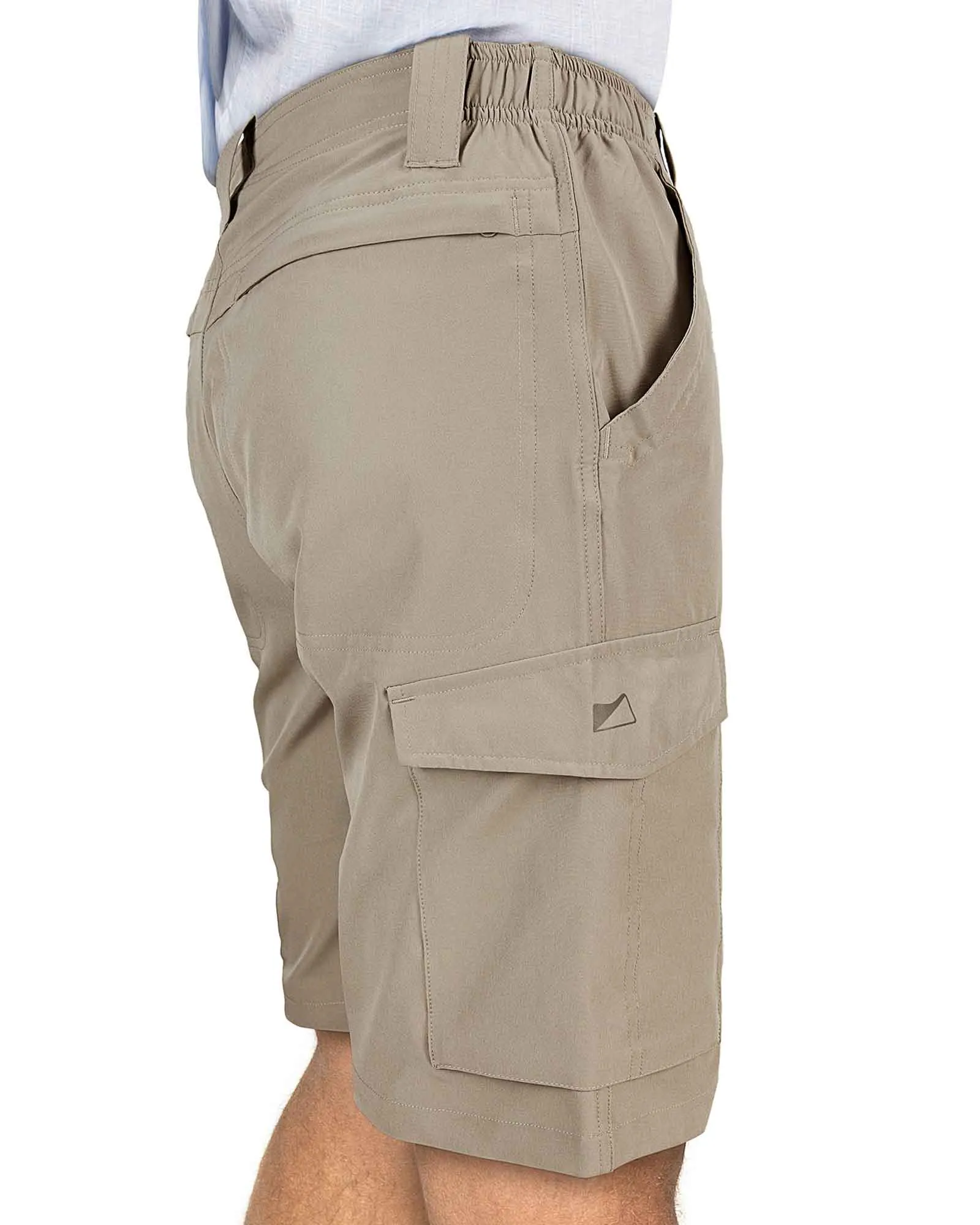 Men's Packable UPF50  10" Hiking Shorts with 7 Pockets