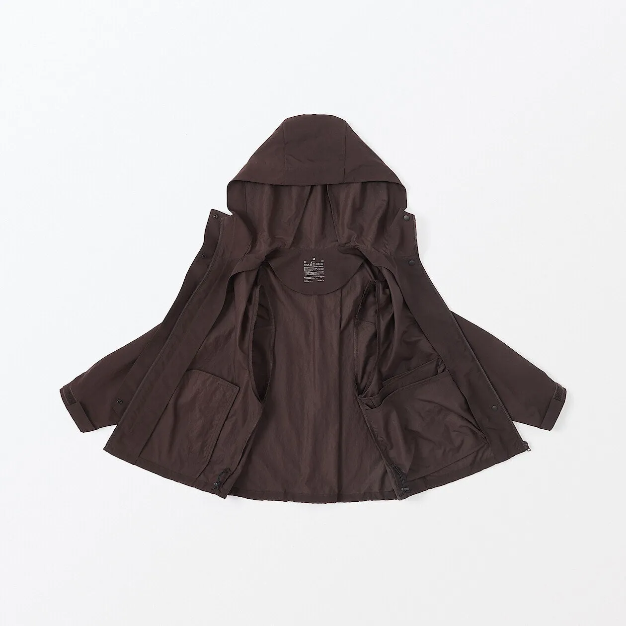 Packable Water Repellent Hooded Jacket