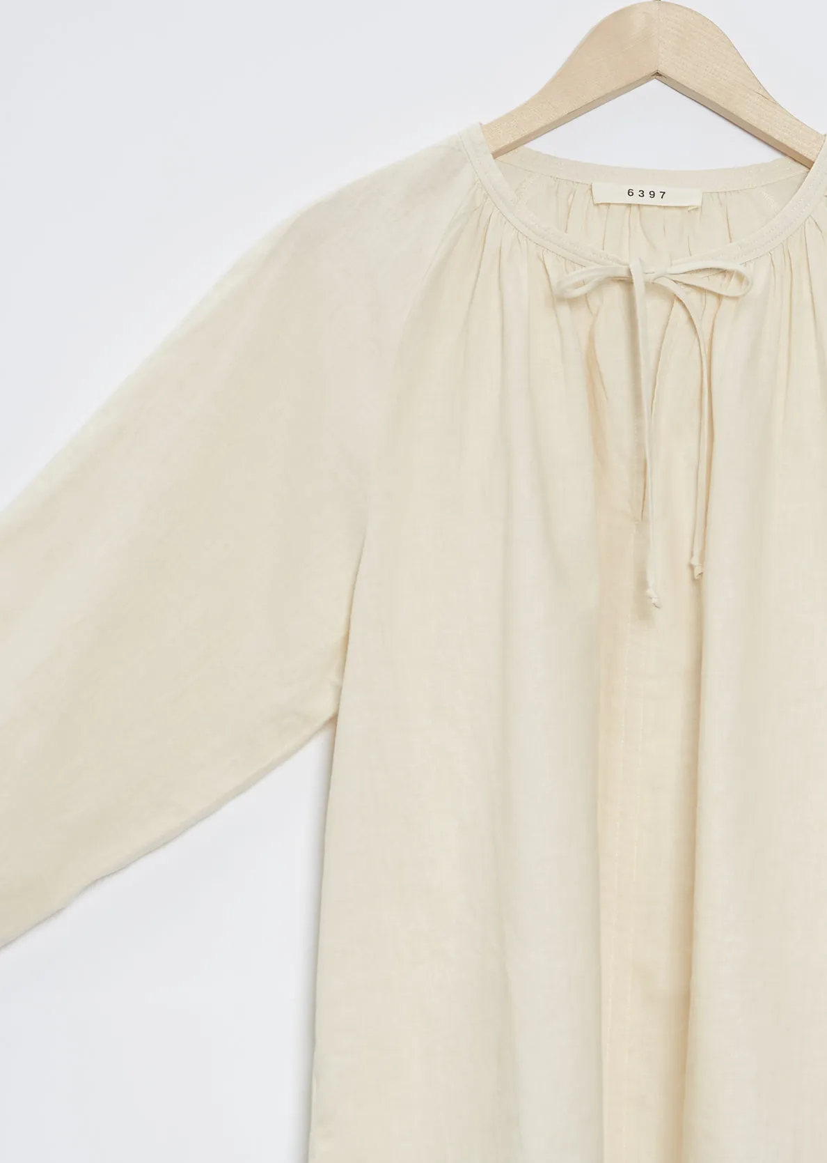 Peasant Top — Cream