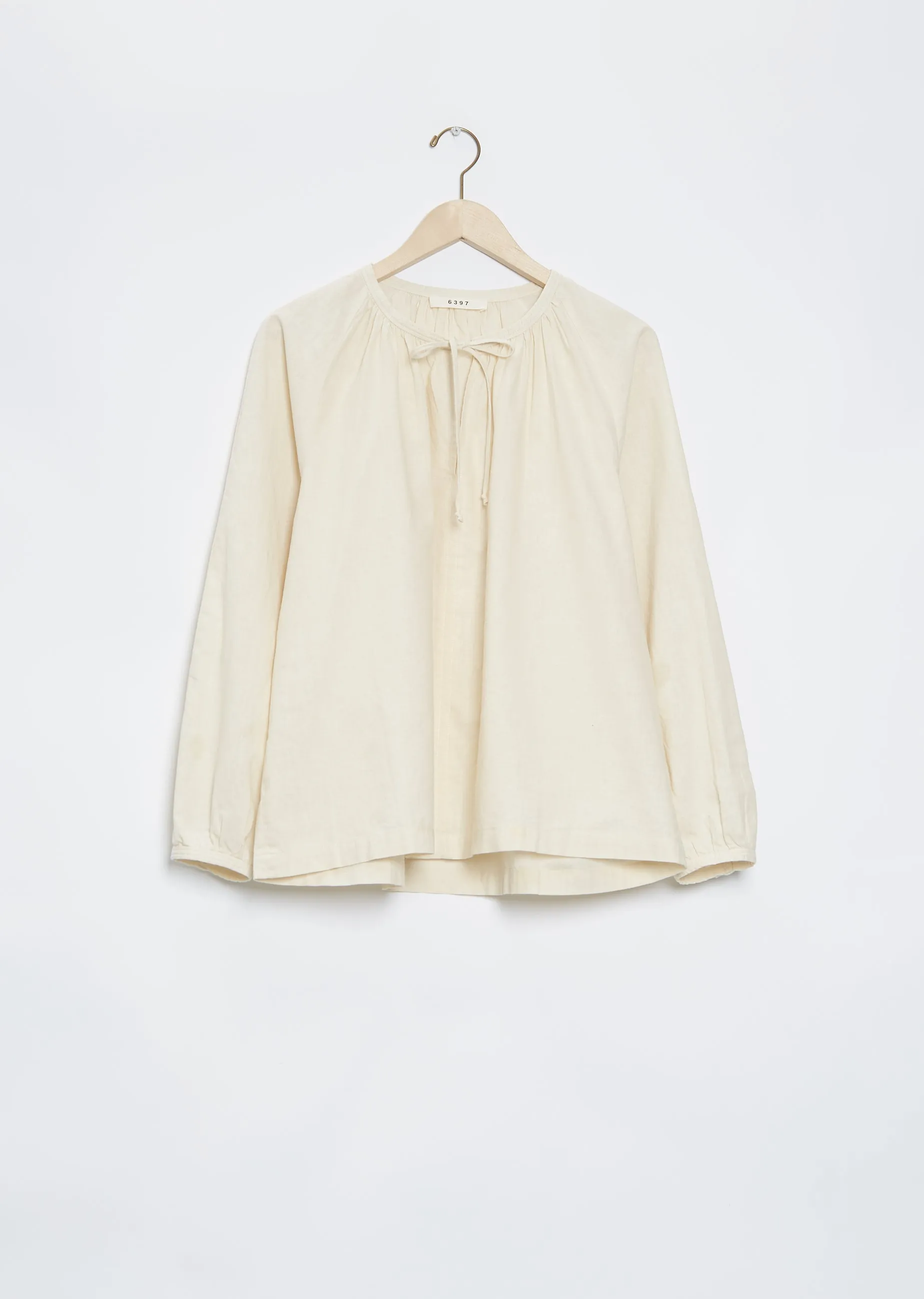 Peasant Top — Cream