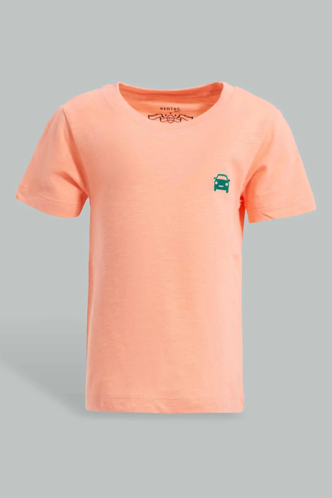 Pink And Green T-Shirt For Baby Boys (Pack of 2)