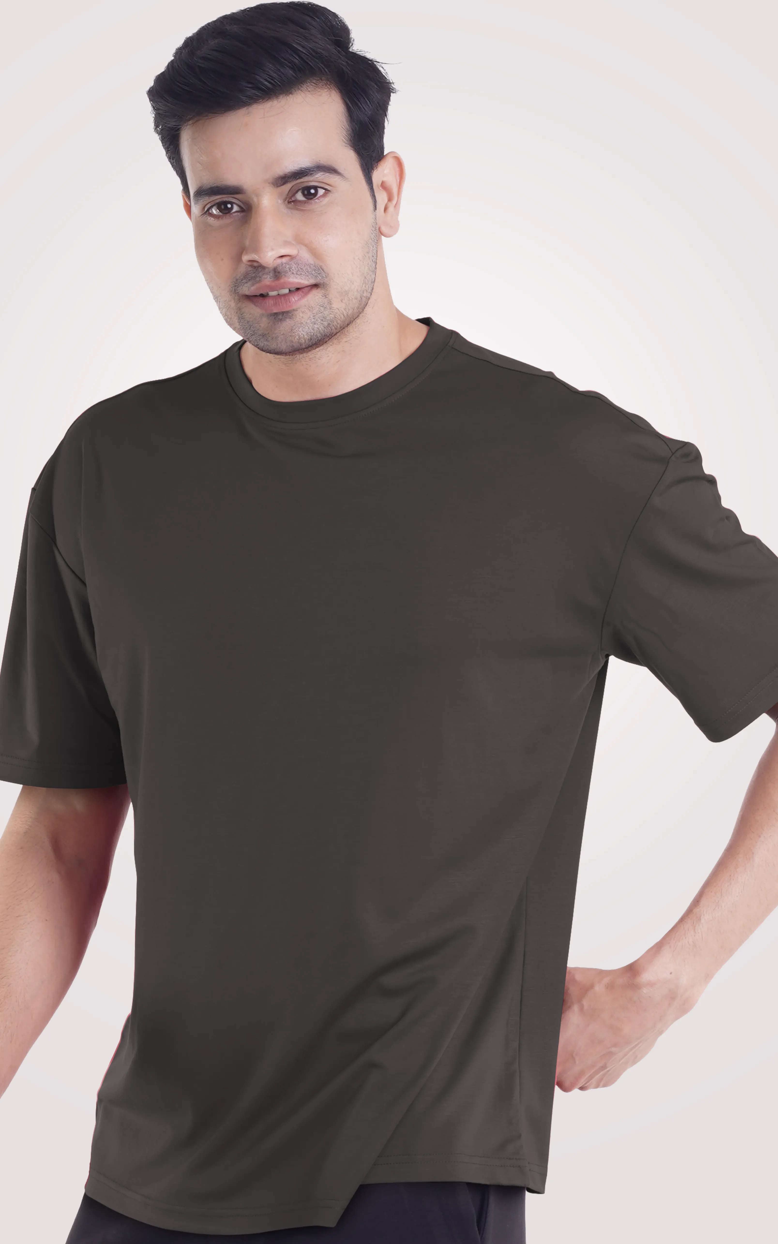 Plain Grey Over Size T-Shirt