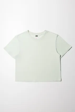 Plain Slub Regular Tshirt Sage