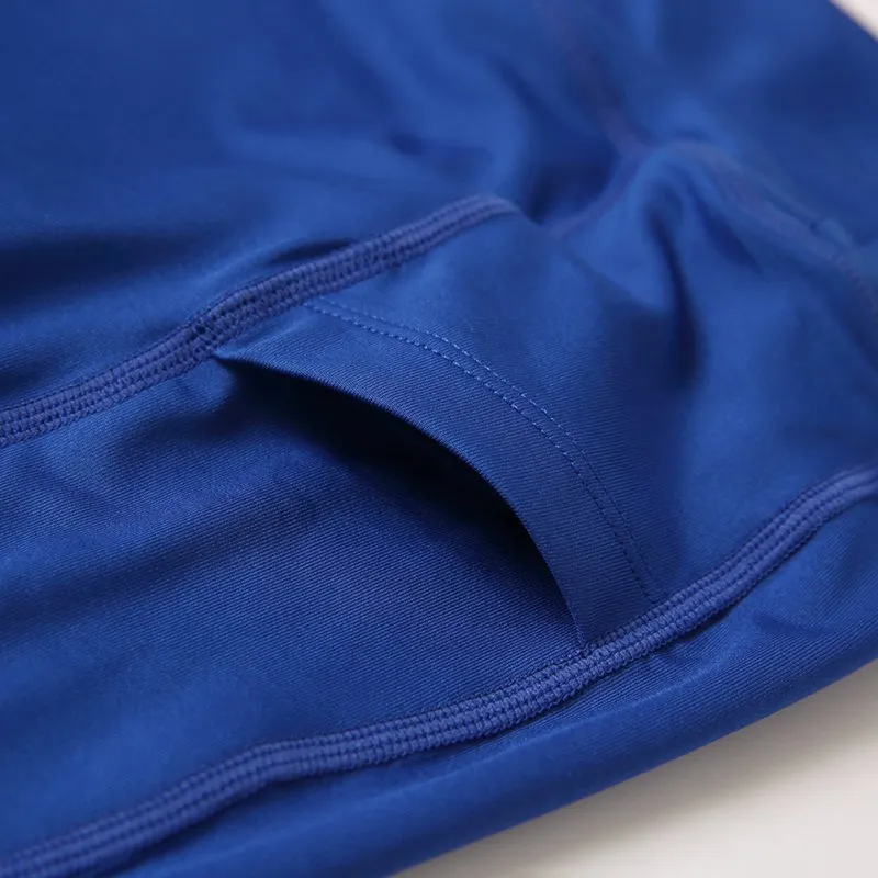 Quick Dry Elastic Workout Shorts with Pocket