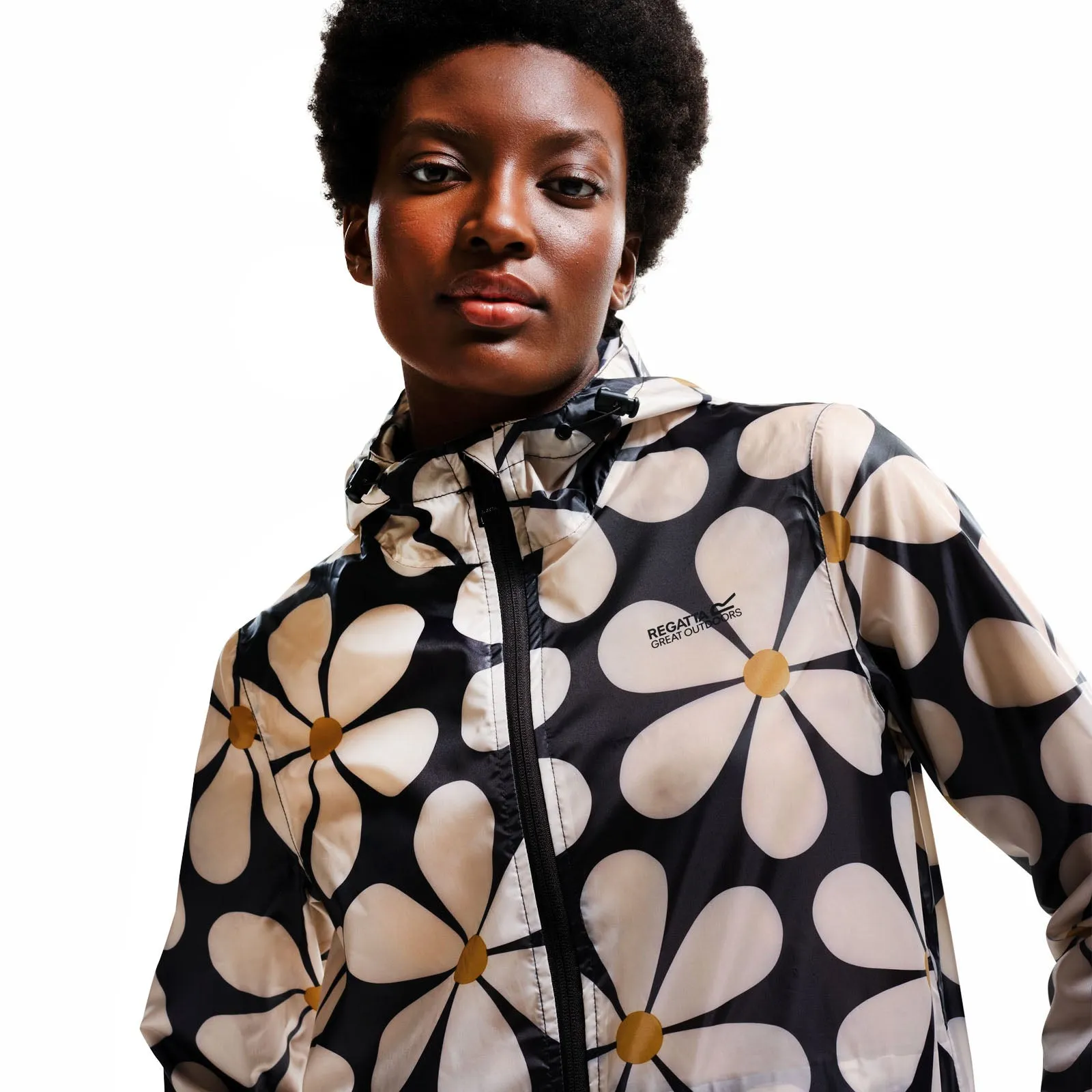 Regatta Womens Orla Kiely Waterproof Pack-It Jacket