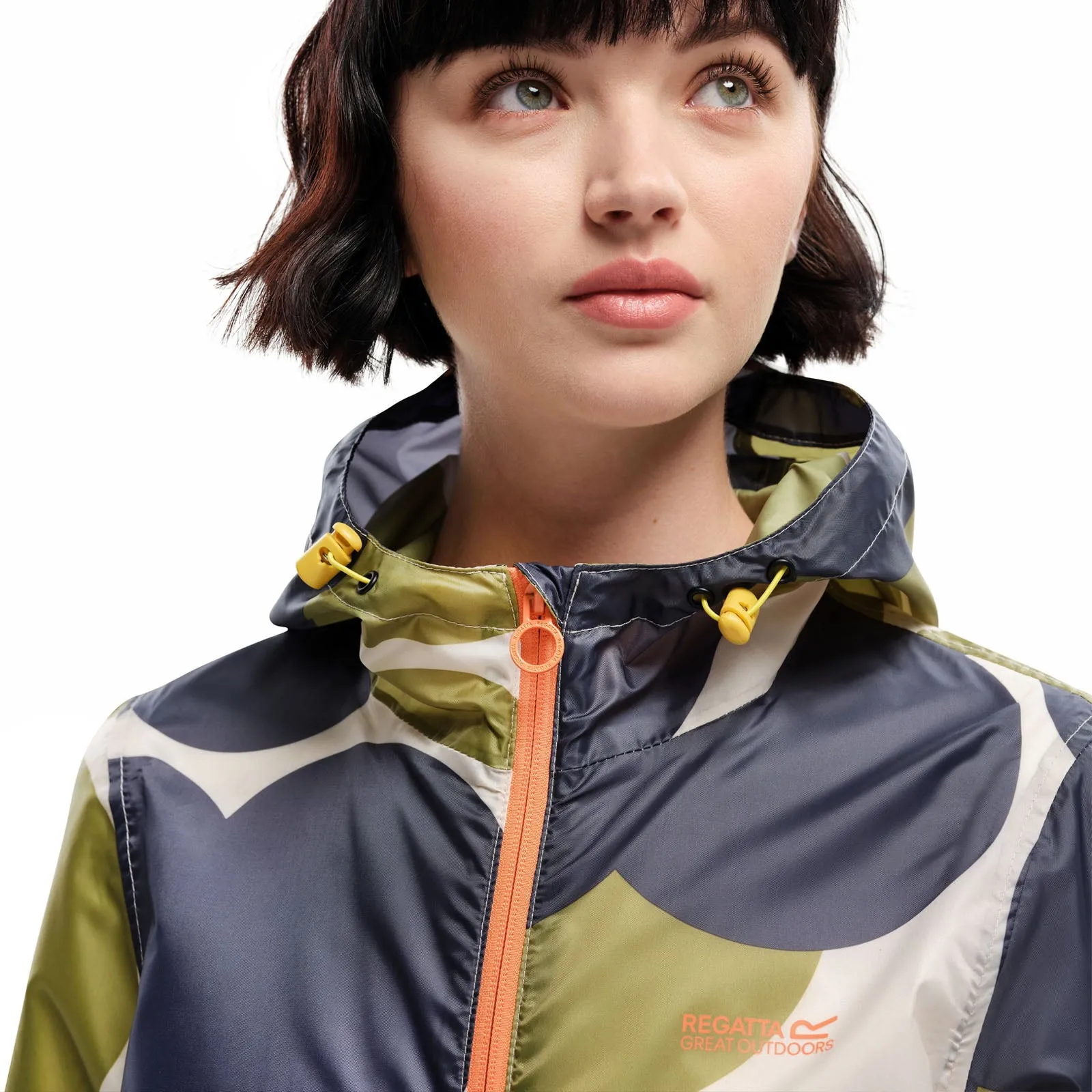 Regatta Womens Orla Kiely Waterproof Pack-It Jacket