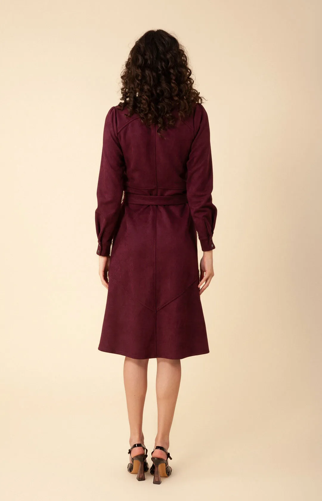 Romane Stretch Ultrasuede Dress