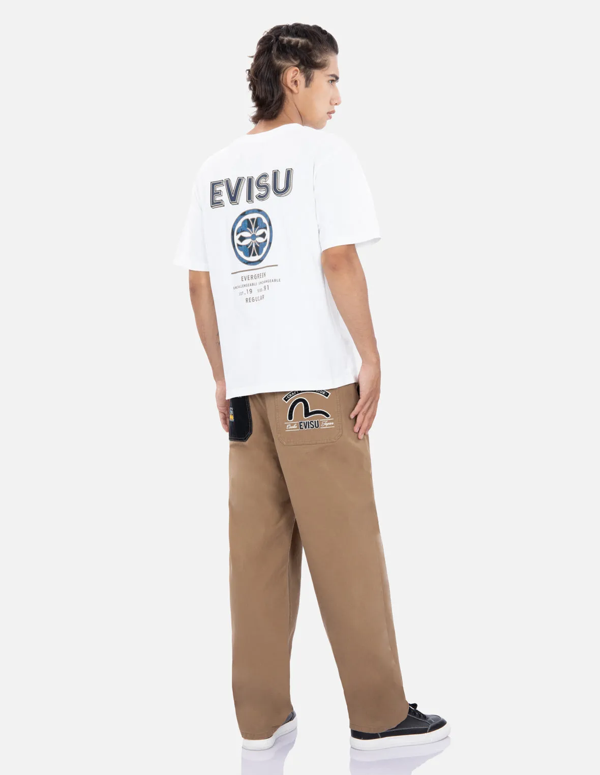 Seagull Appliqué Chino Pants