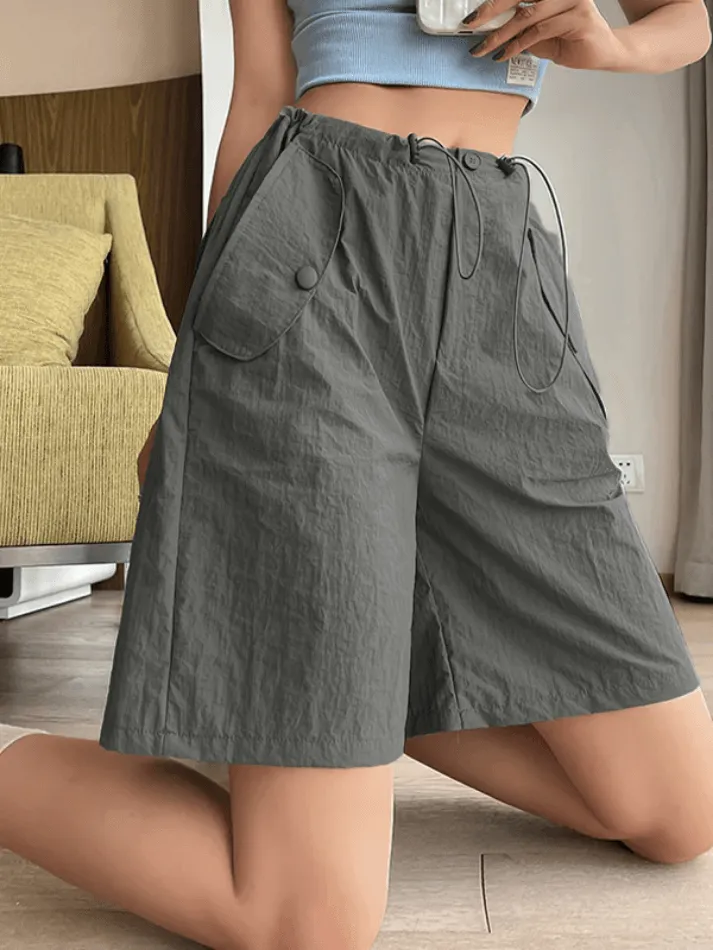 Street Parachute Cargo Shorts