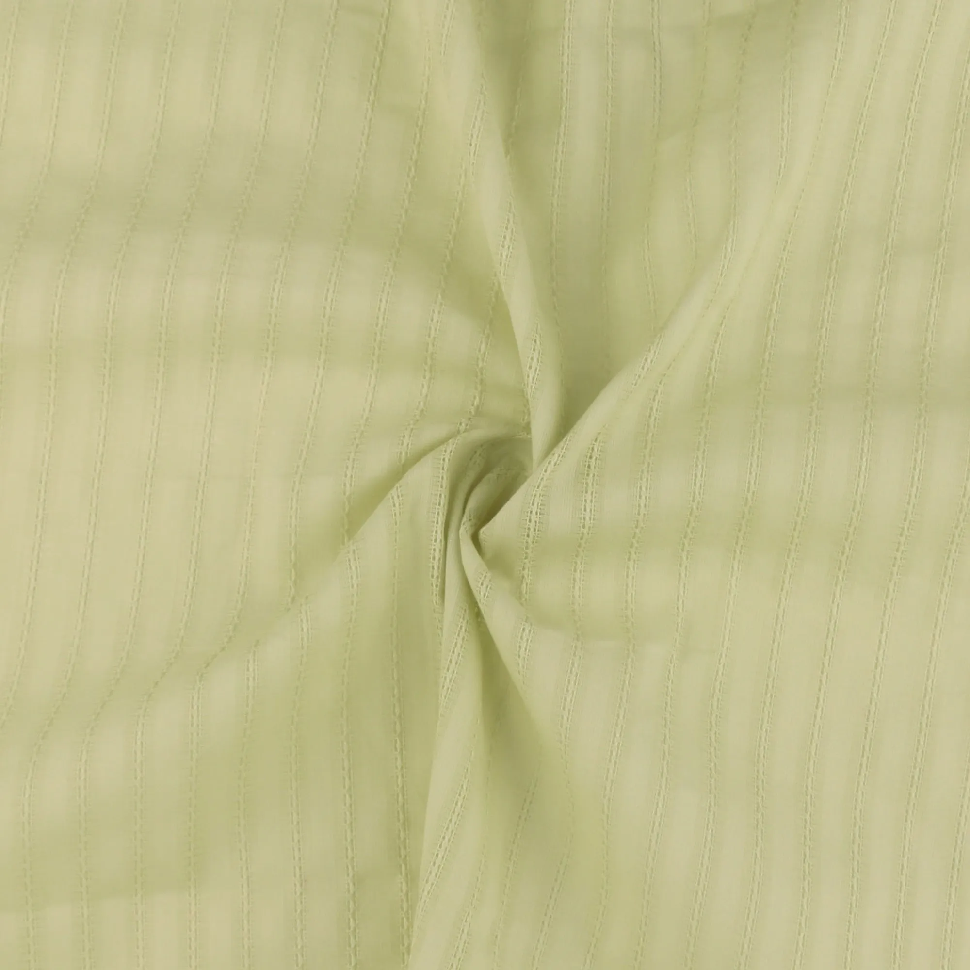 Striped Jacquard Cotton - ARIA -Sage