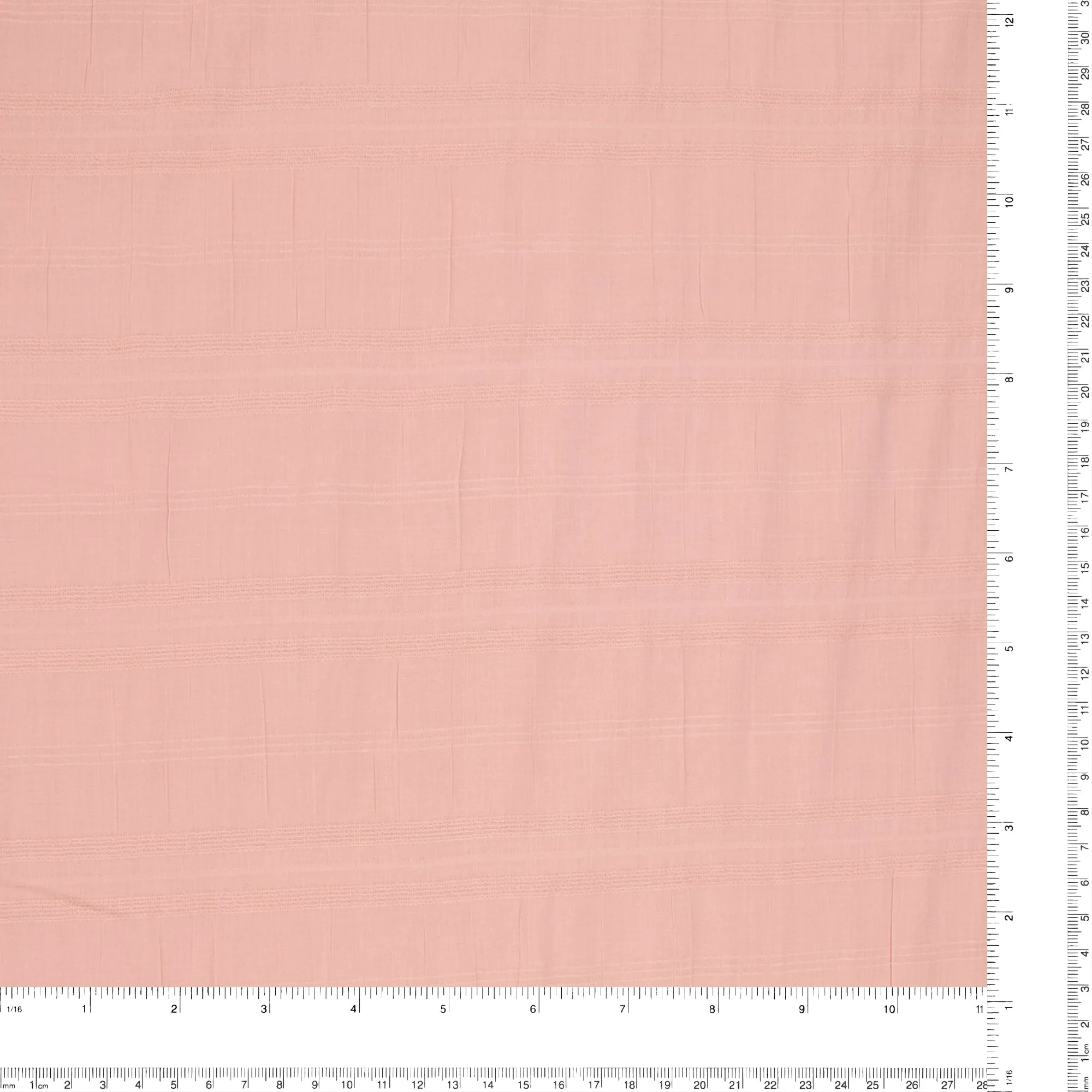 Striped Jacquard Cotton - ISABEL - Salmon