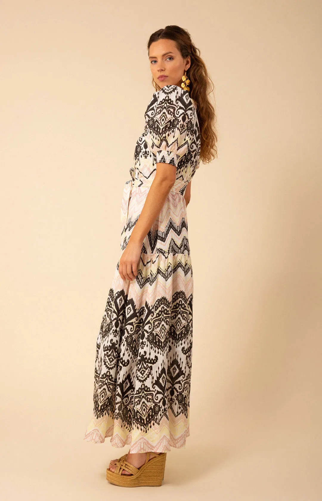 Sydney Linen Maxi Dress