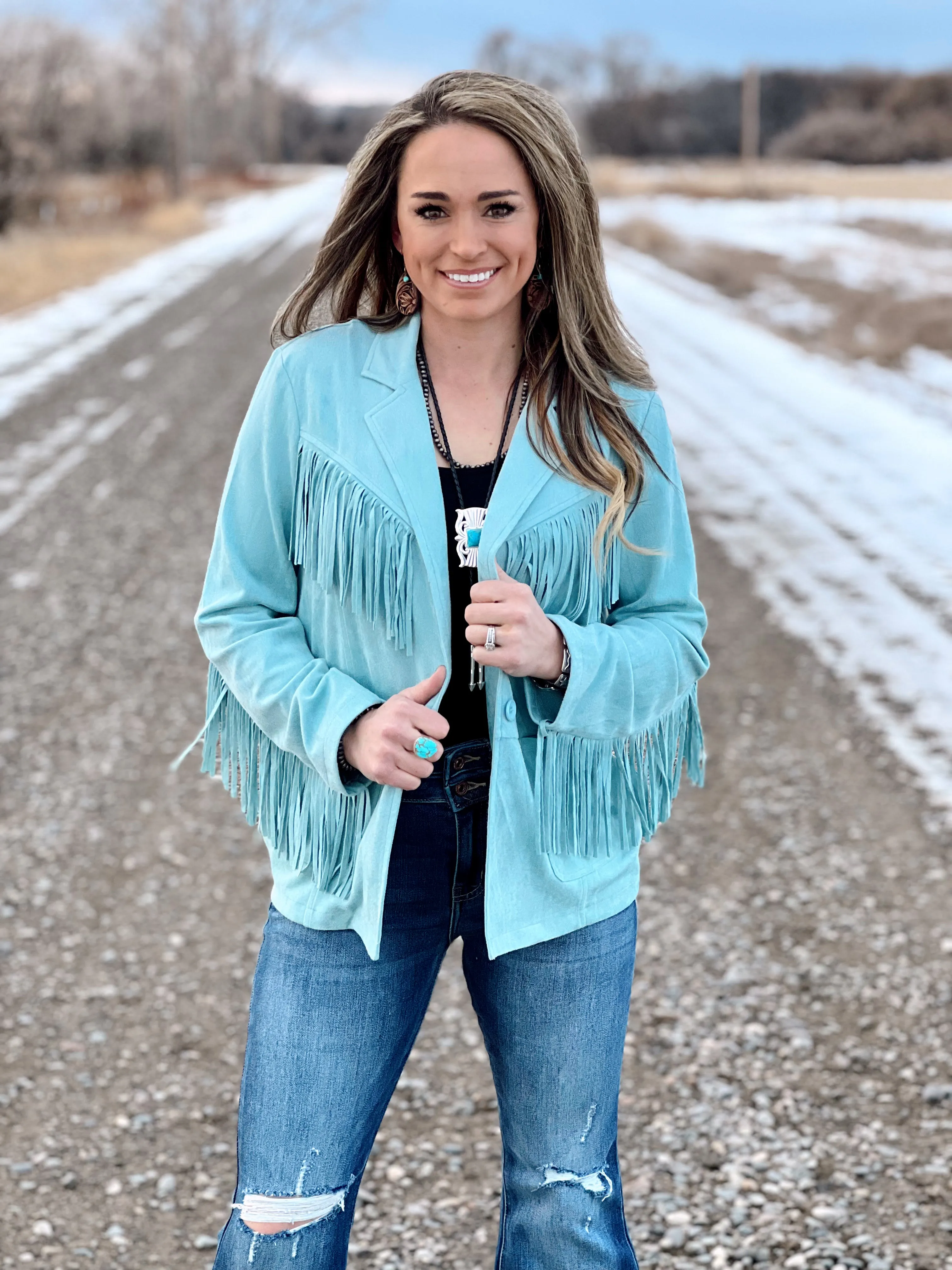 The Boss Babe Fringe Blazer