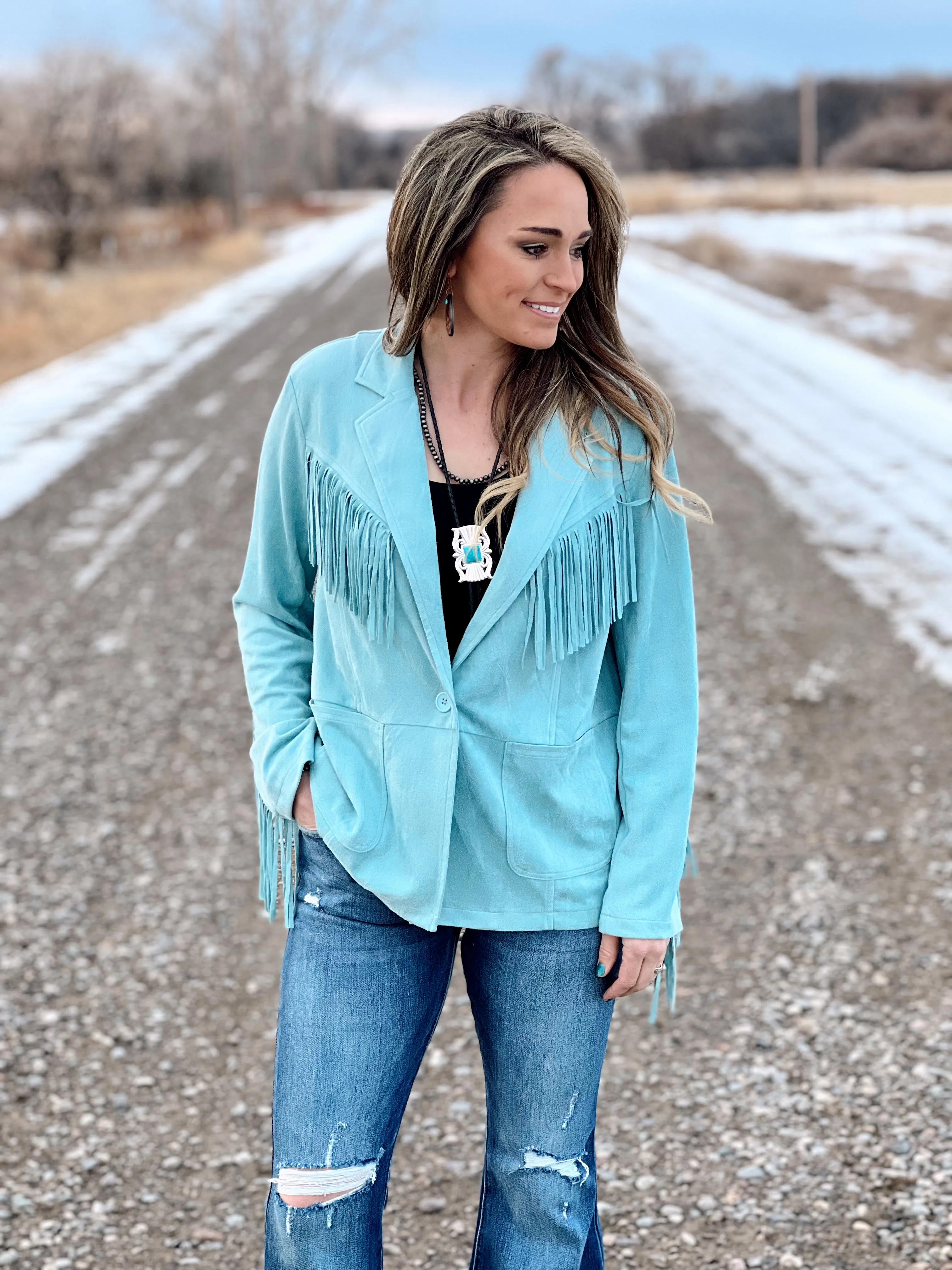 The Boss Babe Fringe Blazer