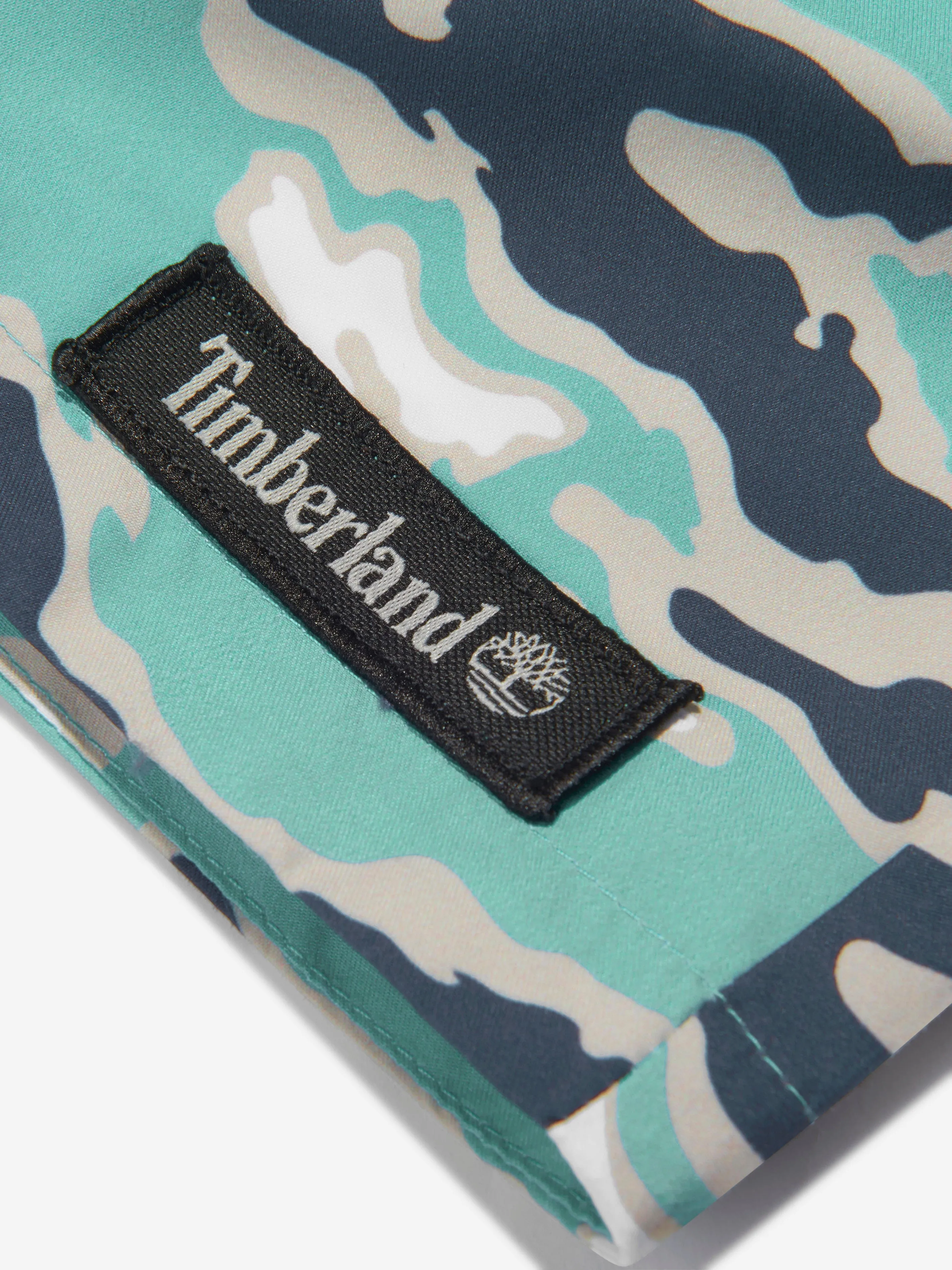 Timberland Boys Quick Dry Patterned Swim Shorts