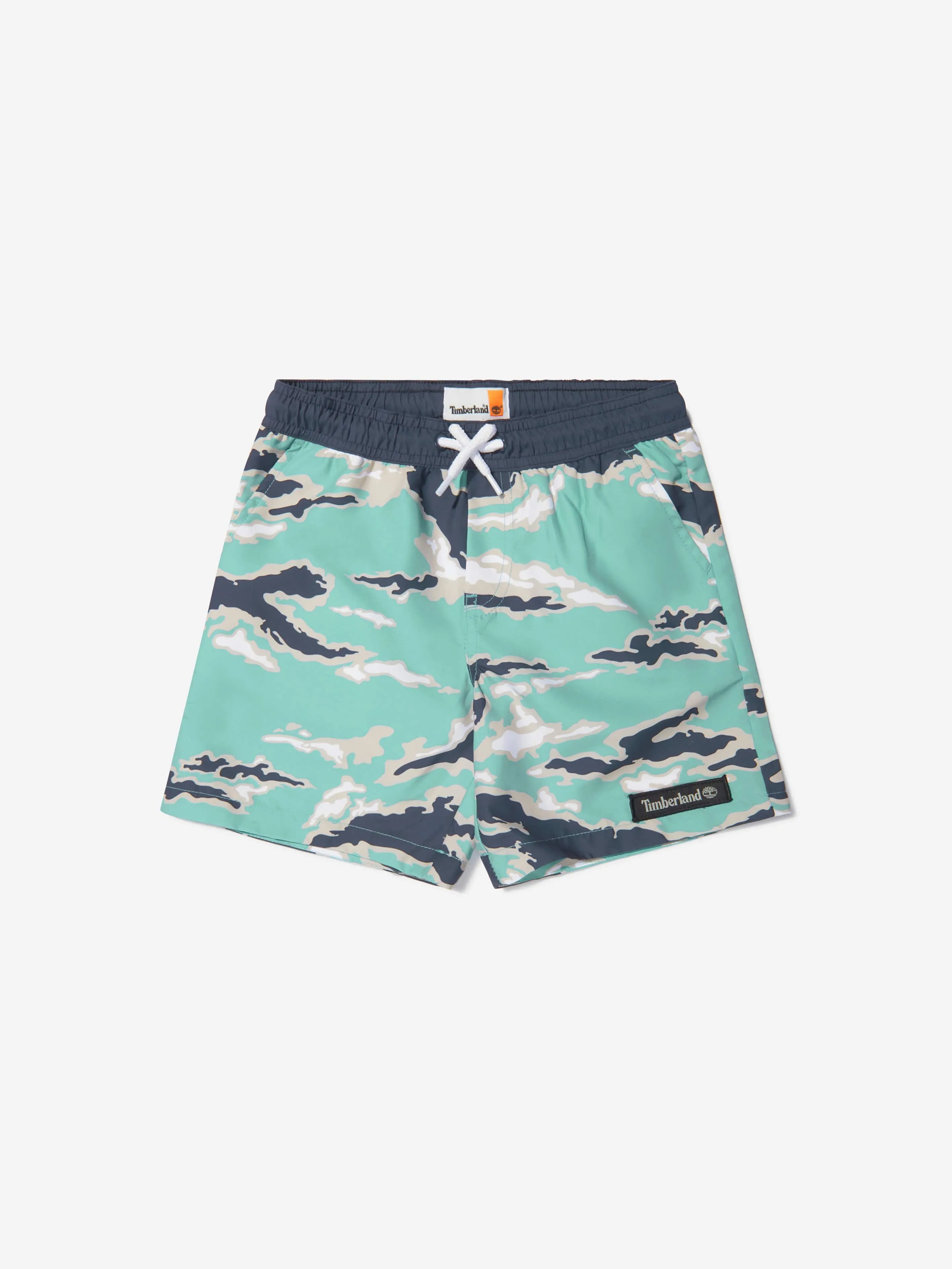 Timberland Boys Quick Dry Patterned Swim Shorts