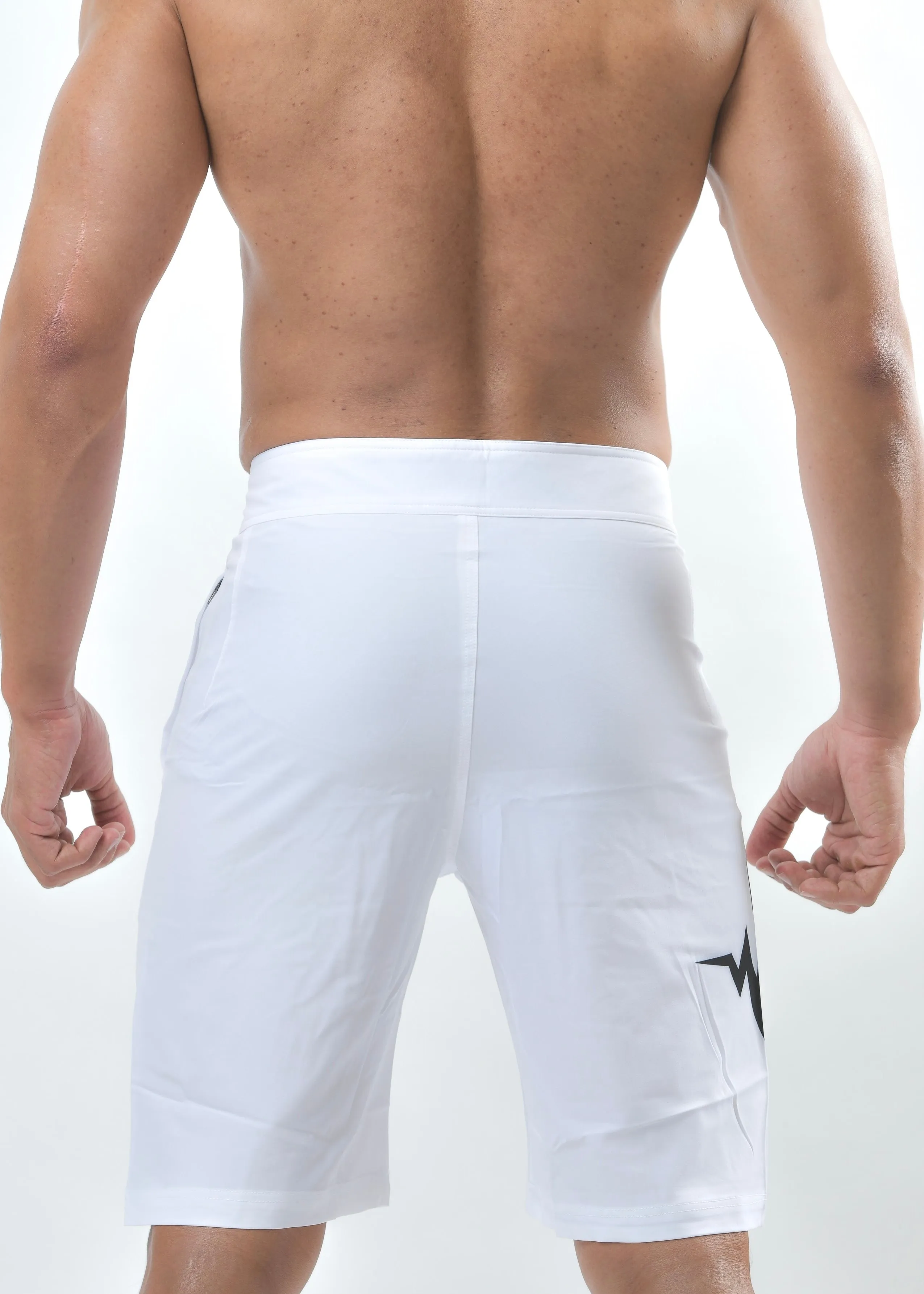 White Shark Swimming Shorts