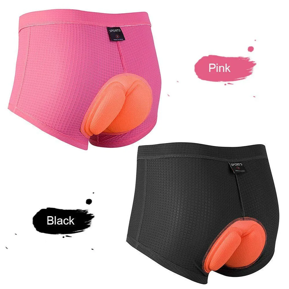 Women's Cycling Shorts 3D Padded Bicycle Bike Underwear Shorts Breathable Quick Dry   Shorts