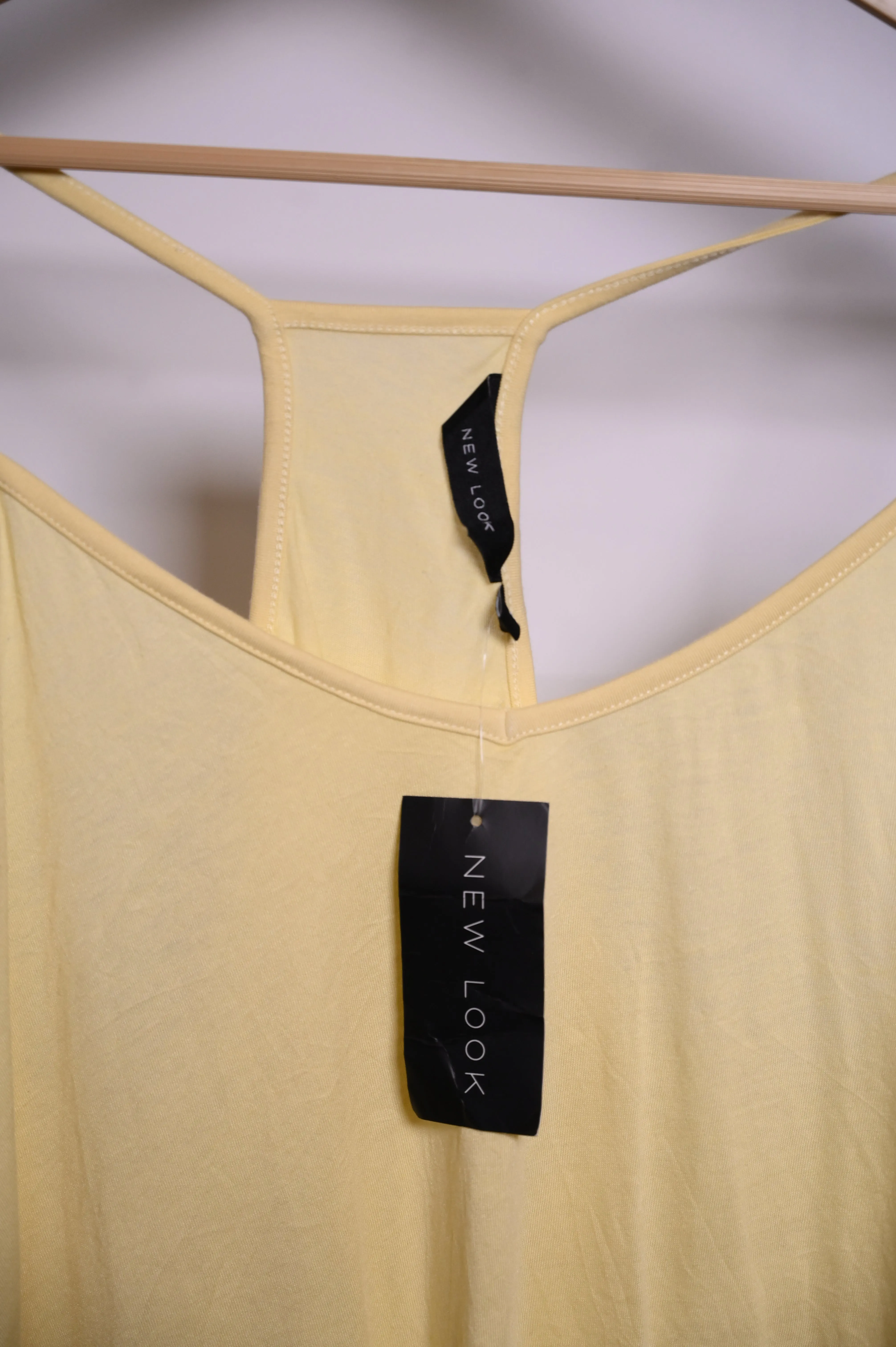 Yellow New Look Tank Top - New with Tags